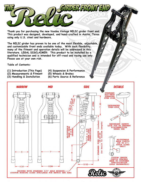 Relic Girder Front End Voodoo Vintage Fabrication relic-girder-front-end-voodoo-vintage-fabrication