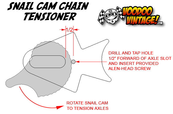 Stainless Steel Snail Cams - SET OF TWO!!